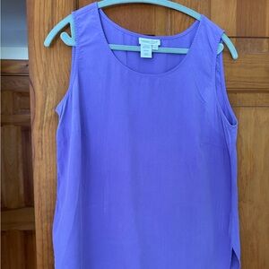 Luxe Lavender Silk Tank – Coldwater Creek | Size Large